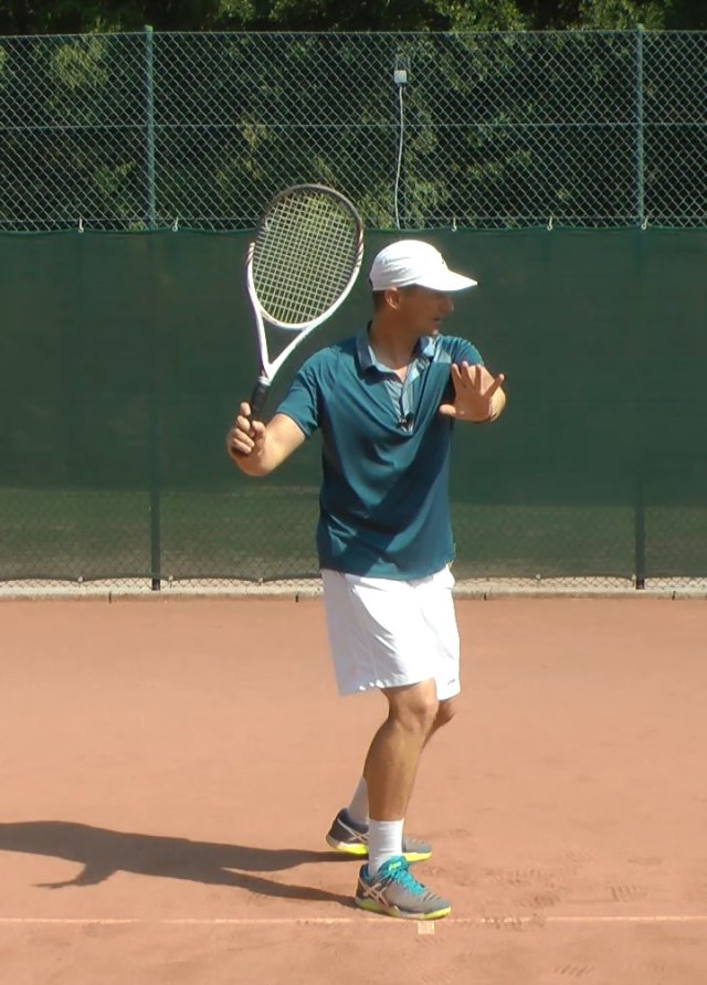 Kĩ thuật tennis thuận tay